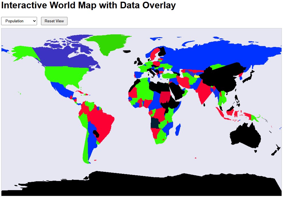 Example loading and using the GeoJSON data to create a 3d interactive visualization.