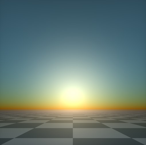 Generating a realistic sunset in less than 50 shader lines (with no comments).