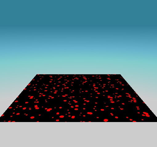 Map the cell noise onto the surface of the plane.