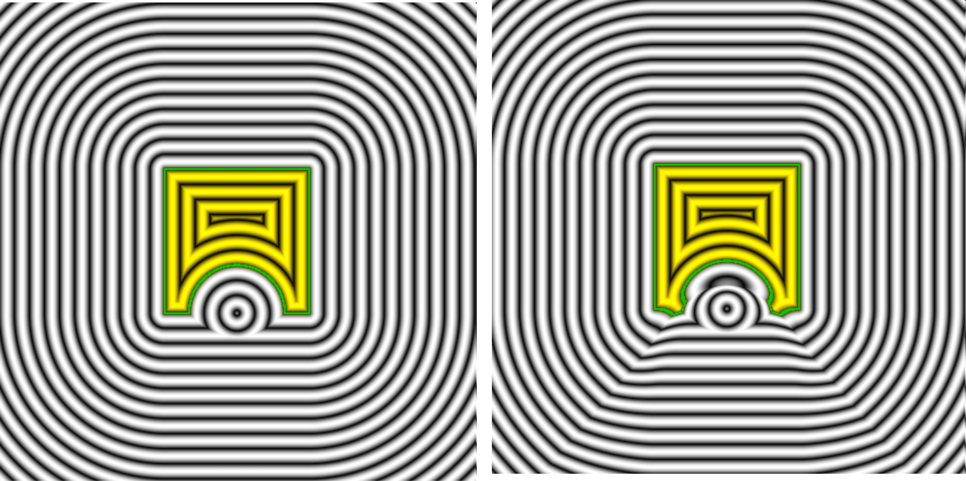 Sdf smooth difference of the sphere and cube.