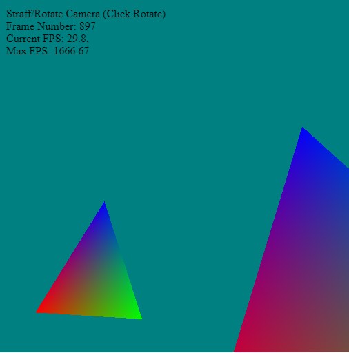 Rotate and strafe the caera.