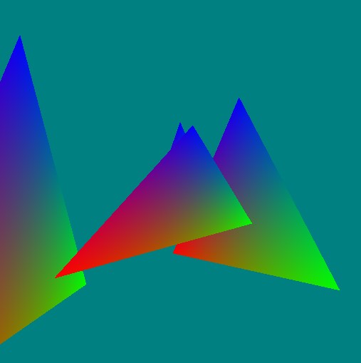 Matrices and triangles - bringing transforms, projections, cameras, ... into the picture using uniforms and layouts.