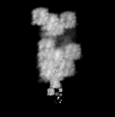 Simple particle effect (smoke emitter).