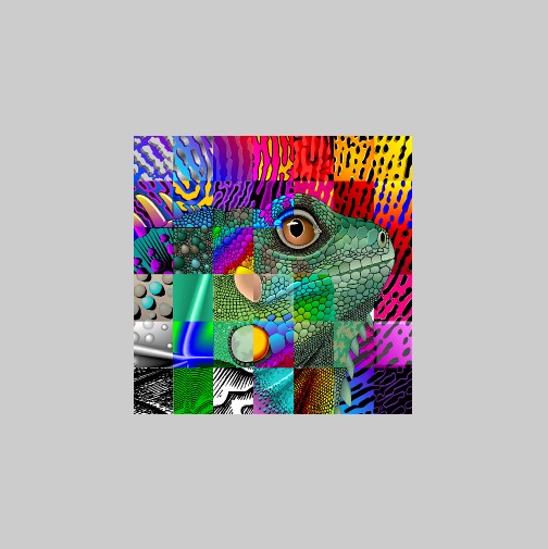 Loaded texture mapped to the surface of a square.