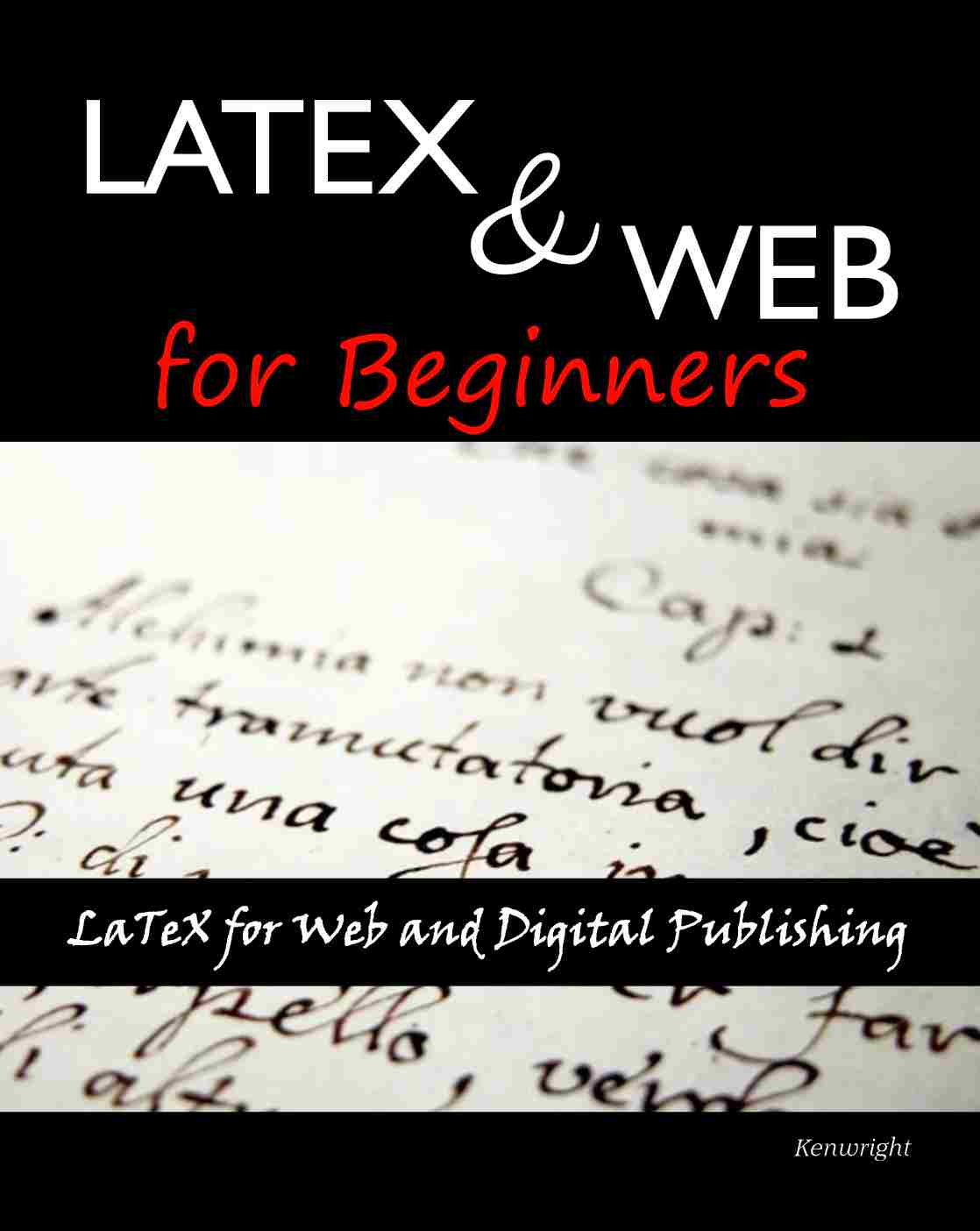 latex book using web