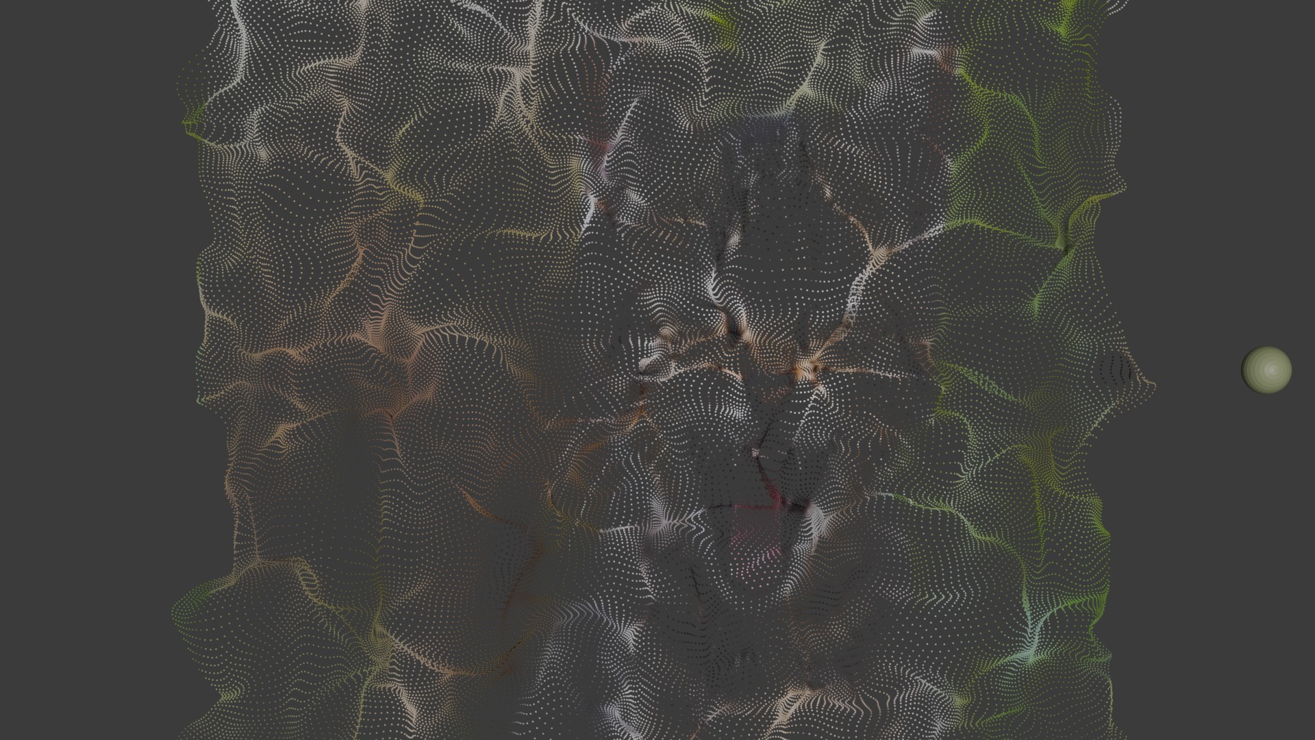 See a quick screenshot of the effect after a few frames - still makeout the cat!